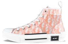 Кроссовки DIOR B23 High Orange Oblique Canvas