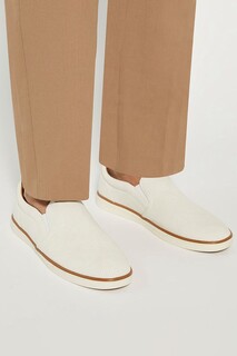 Перфорированные кроссовки Totals слипоны Dune London, белый