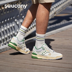 Кроссовки классические унисекс Saucony Cross 90 PRM для спорта и отдыха, серый / зеленый