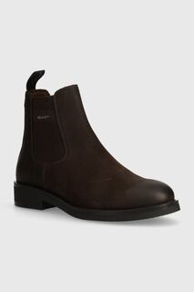 Prepdale ботильоны из нубука Gant, коричневый