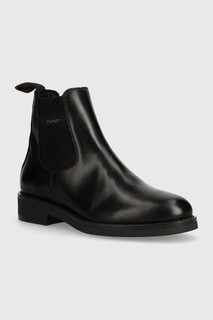 Кожаные ботинки челси Prepdale Gant, черный