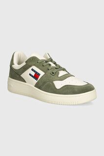 Кроссовки TJM BASKET LEATHER Tommy Jeans, зеленый