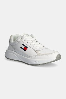 Кроссовки TJM RUNNER FULL LEATHER ESS Tommy Jeans, белый