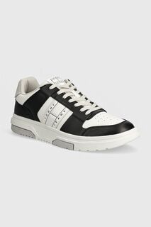 Кожаные кроссовки THE BROOKLYN LEATHER Tommy Jeans, черный