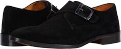 Оксфорды Carlos by Carlos Santana Freedom Monk Single Strap, цвет Black Calfskin Suede
