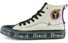 Кеды Kappa One Piece Canvas Shoes Unisex High-Top Heron Feather White/Black