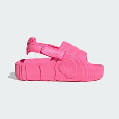 Сандалии Adidas ADILETTE 22 XLG SLIDES, цвет Lucid Pink/Lucid Pink/Black