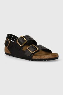 Кожаные сандалии Milano Bold Gap Birkenstock, черный