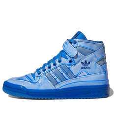 Кроссовки jeremy scott x forum высокие Adidas, синий