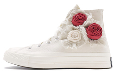 Кеды Converse 1970s Canvas Shoes Unisex High-Top Off White/Red