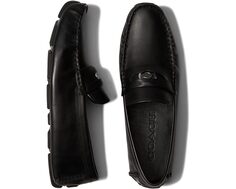 Лоферы COACH C Coin Leather Driver, черный