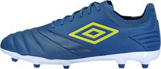 Кроссовки Umbro Tocco Premier, цвет Blue Sapphire/Lime Punch/White