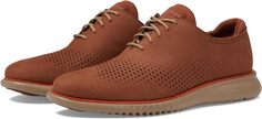 Оксфорды Cole Haan 2.Zerogrand Laser Wing Tip Oxford Lined, цвет Dark Sequoia Nubuck