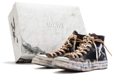 Кеды Converse 1970s Canvas Shoes Unisex High-Top Black And White/Orange