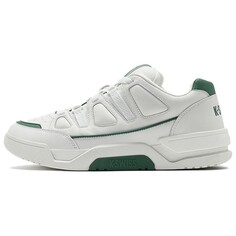Кроссовки KSWISS Skateboarding Shoes Men Low-top White/green, зеленый