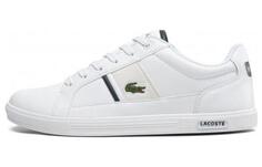 Кроссовки LACOSTE Skateboarding Shoes Men Low-top White, белый