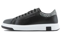 Кроссовки Armani Exchange Skateboarding, черный/белый/серебристый