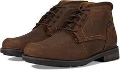 Ботинки Clarks Un Shire Hi Waterproof, цвет Dark Brown Leather