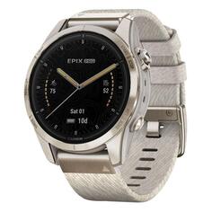 Смарт-часы Garmin Epix Pro (Gen 2) Sapphire золотистый нейлоновый р Epix Pro (Gen 2) Sapphire золотистый нейлоновый р
