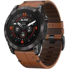 Смарт-часы Garmin Epix Pro (Gen 2) Sapphire титановый коричневый ре Epix Pro (Gen 2) Sapphire титановый коричневый ре