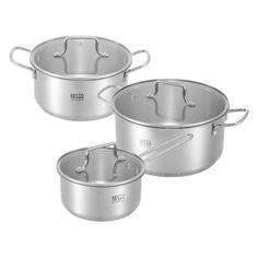 Набор посуды (нержавейка) Resto Cookware set, 6 предметов Cookware set, 6 предметов