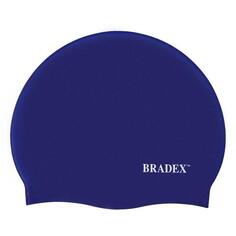 Шапочка для плавания Bradex SF 0327 силикон, темно-синяя SF 0327 силикон, темно-синяя