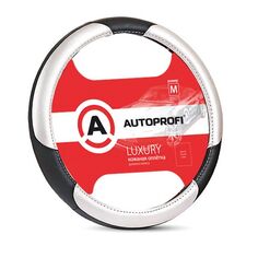 Оплетка для  руля AutoProfi AP-1010 BK/SIL (M) AP-1010 BK/SIL (M)