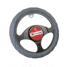 Оплетка для  руля AutoProfi Экокожа,разм. М,1/10 (SP-9010 GY M) Экокожа,разм. М,1/10 (SP-9010 GY M)