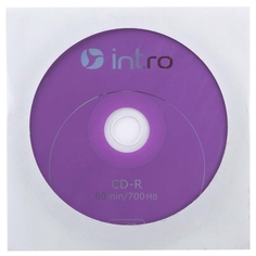 CD-R диск Intro 52X 700MB конверт (UL120230A8C) 52X 700MB конверт (UL120230A8C)