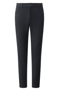 Брюки из хлопка и шерсти Canali