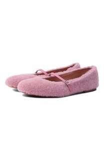 Балетки из овчины Santoni