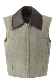 Жилет из вискозы и хлопка Bottega Veneta