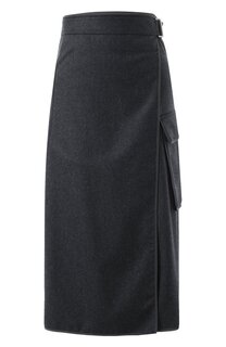 Шерстяная юбка Brunello Cucinelli