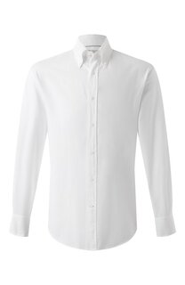 Хлопковая рубашка Brunello Cucinelli