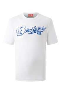 Хлопковая футболка Diesel