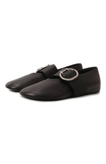 Кожаные балетки Jil Sander