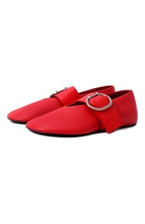 Кожаные балетки Jil Sander