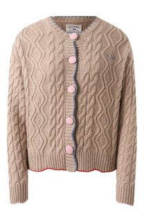 Кардиган из шерсти и вискозы MC2 Saint Barth
