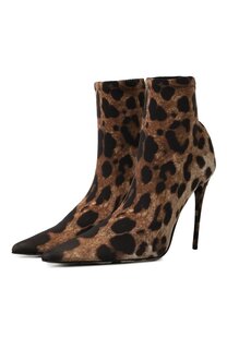 Текстильные ботильоны Kim 105 Dolce & Gabbana