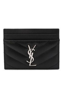 Кожаный футляр для кредитных карт Saint Laurent