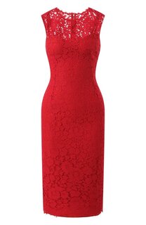 Платье из хлопка и вискозы Dolce & Gabbana