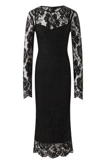 Платье из вискозы и хлопка Dolce & Gabbana