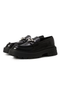 Кожаные лоферы Marlow Diamond Jimmy Choo