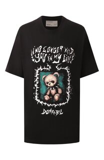 Хлопковая футболка DOMREBEL