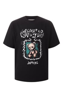 Хлопковая футболка DOMREBEL