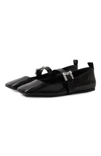 Кожаные балетки SR Twenty Buckle Sergio Rossi