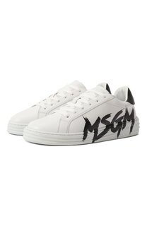Кожаные кеды MSGM