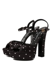 Текстильные босоножки Keira Dolce & Gabbana