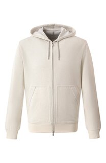 Толстовка из кашемира и хлопка Brunello Cucinelli