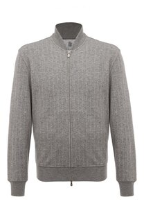 Кардиган из кашемира и хлопка Brunello Cucinelli